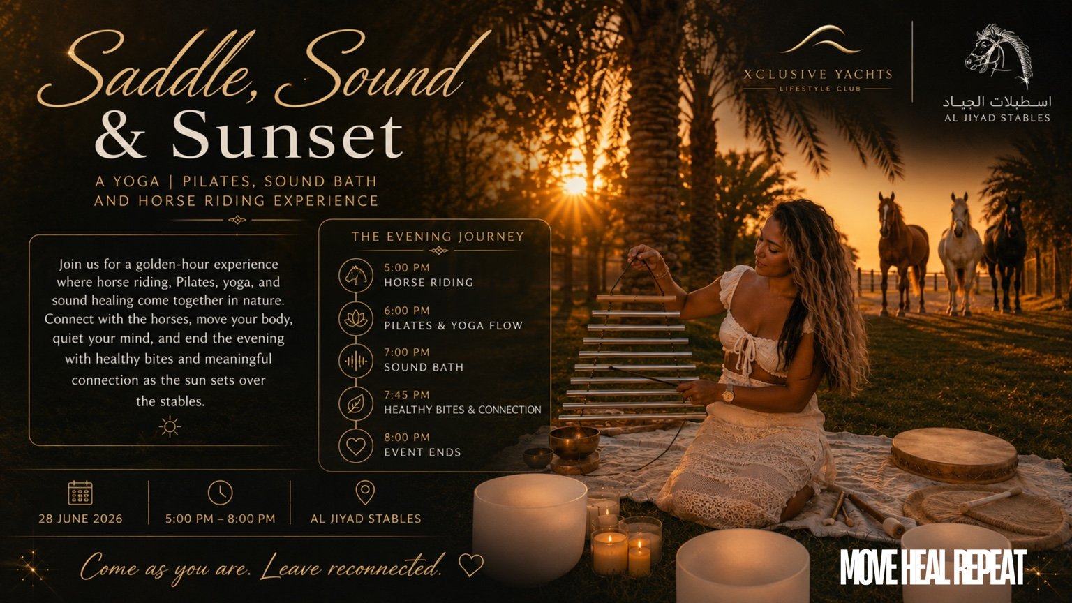 Saddle, Sound & Sunset